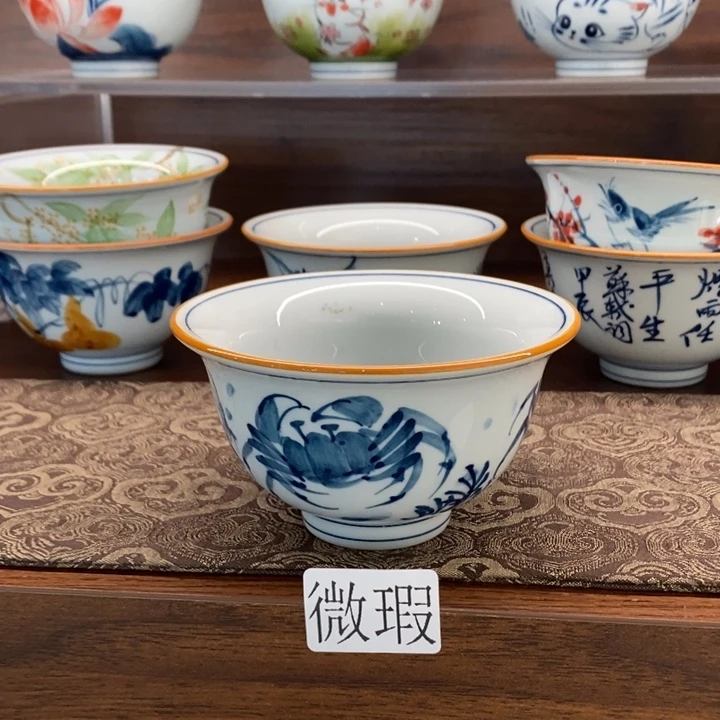 釉下老陶泥手工绘制