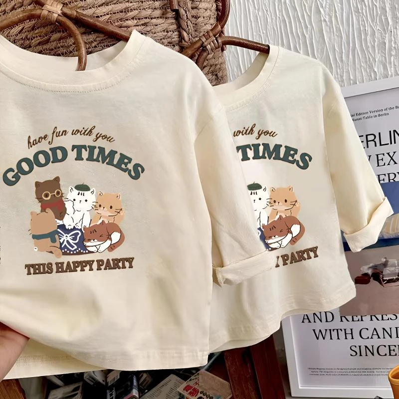 儿童长袖T恤春秋新款纯棉男女童卡通中小童上衣宝宝洋气打底衫潮T