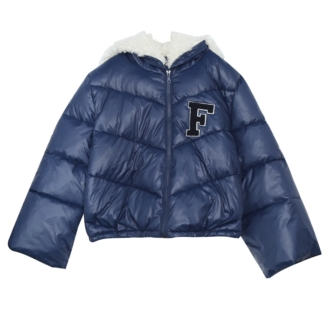 【特价FU利】翻领加厚棉服大码女装-Y259