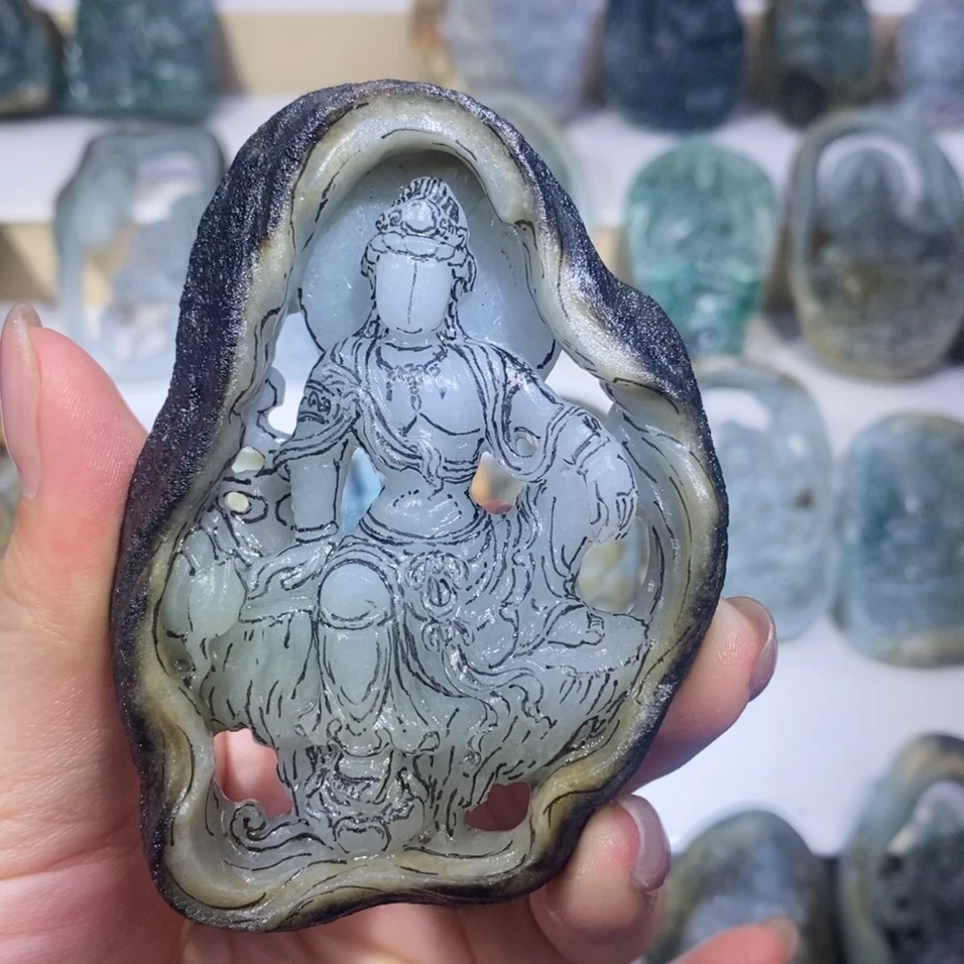 未镶嵌定制翡翠智***0定制翡翠