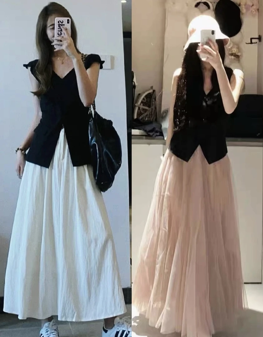 【401-450】春夏半身裙连衣裙韩系风