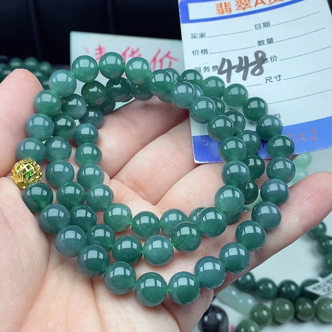 翡翠毛衣链未镶嵌