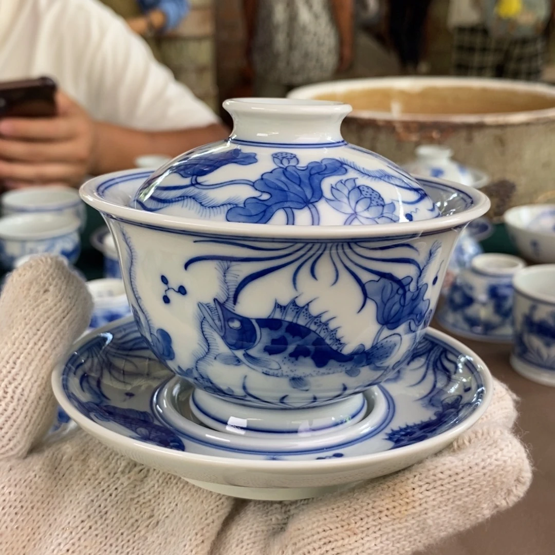 景德镇陶瓷手工手绘