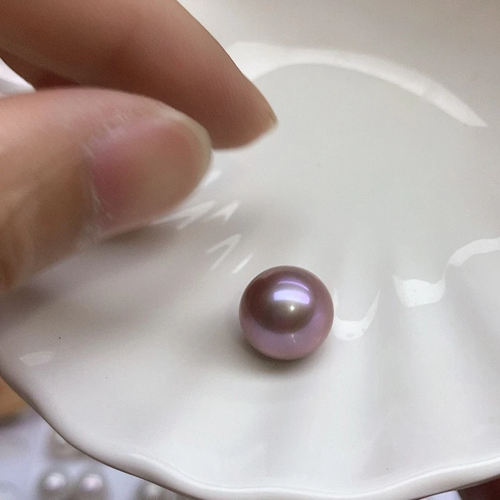 杏***珠未镶嵌裸珠淡水珍珠