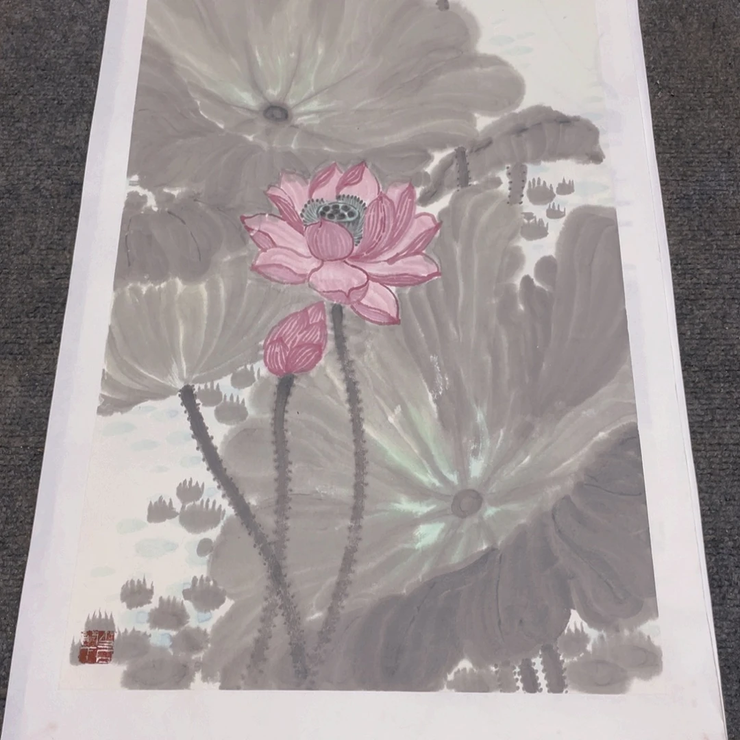 国画1.4平尺纯手绘国画作品