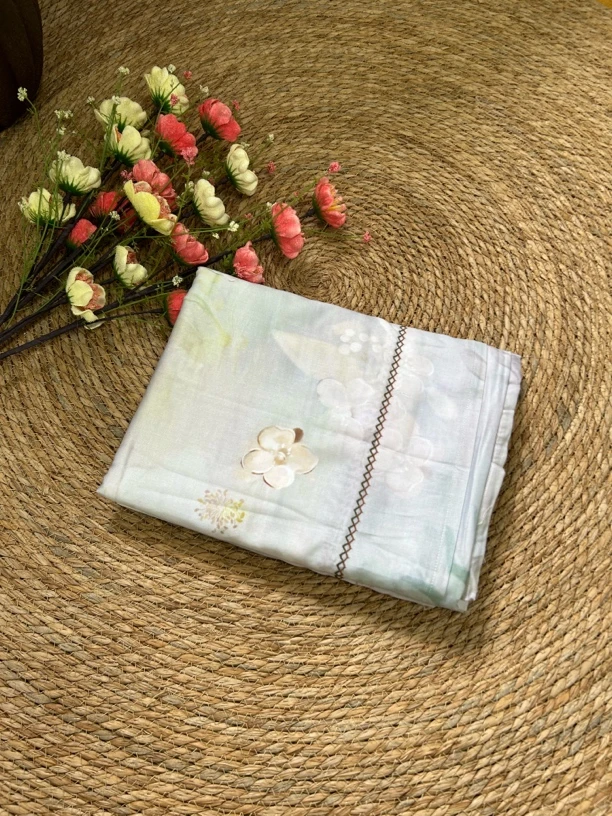 百支彩缎印花床单245*250微瑕～F870