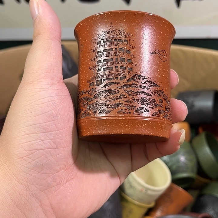 茶杯紫砂全手工紫砂主人杯