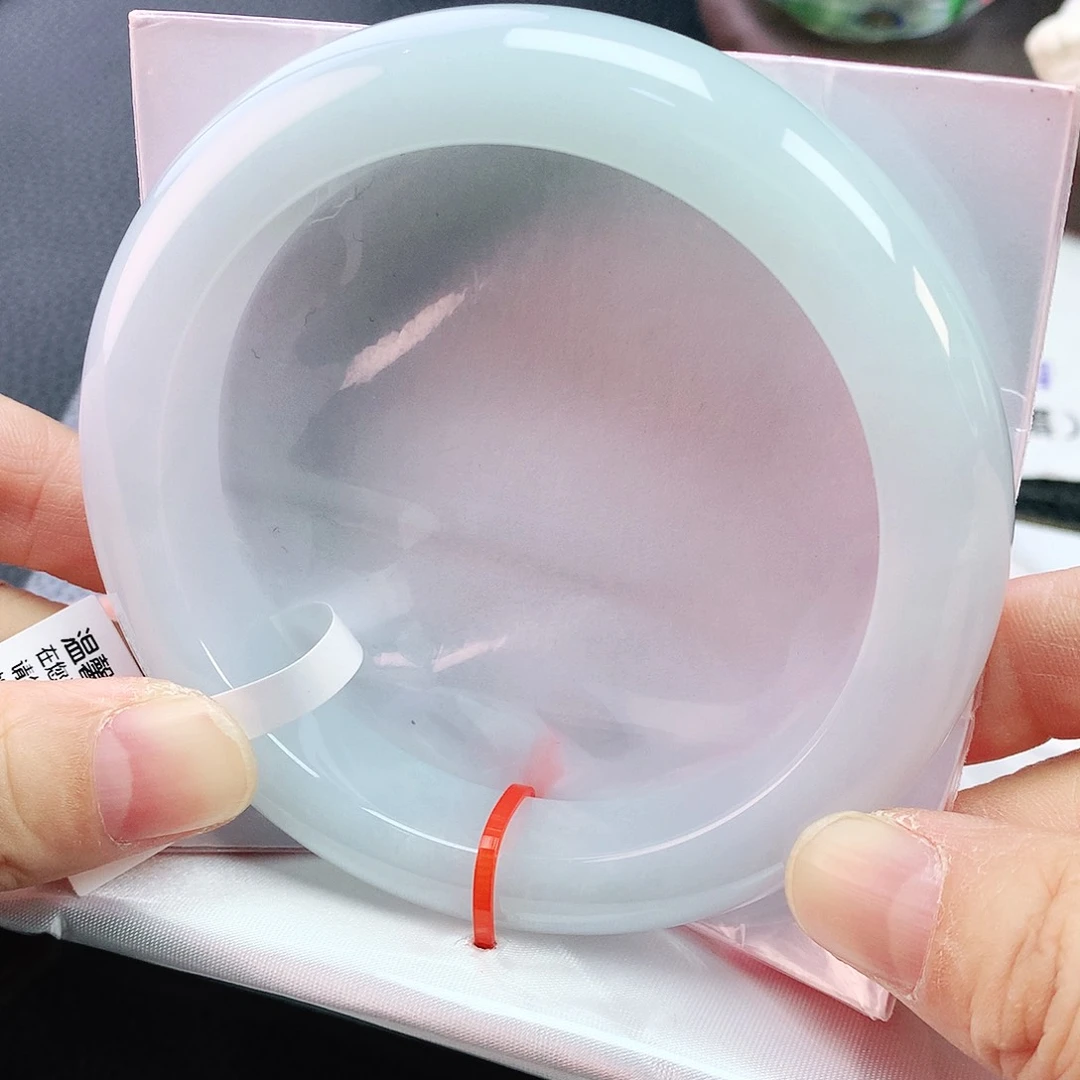 未镶嵌手镯翡翠63圈