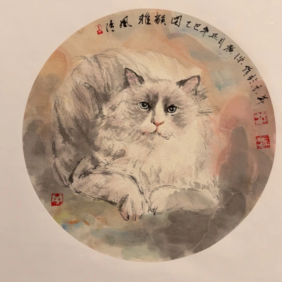 国画老师作品画作画作