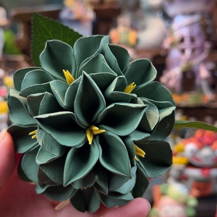 陶摆件小镇青花每日有新品