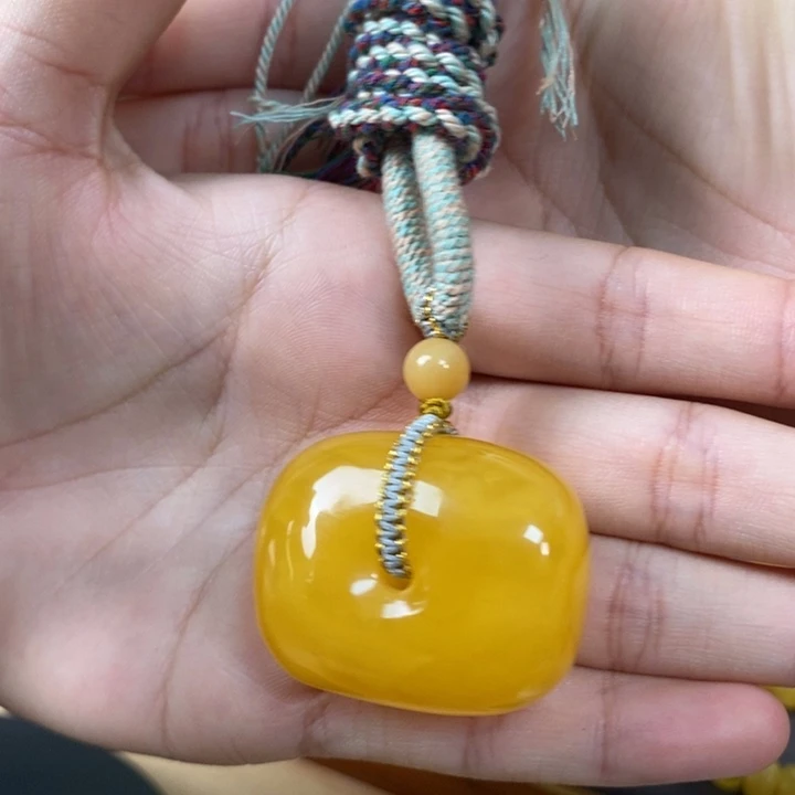未镶嵌琥珀裸石藏扣