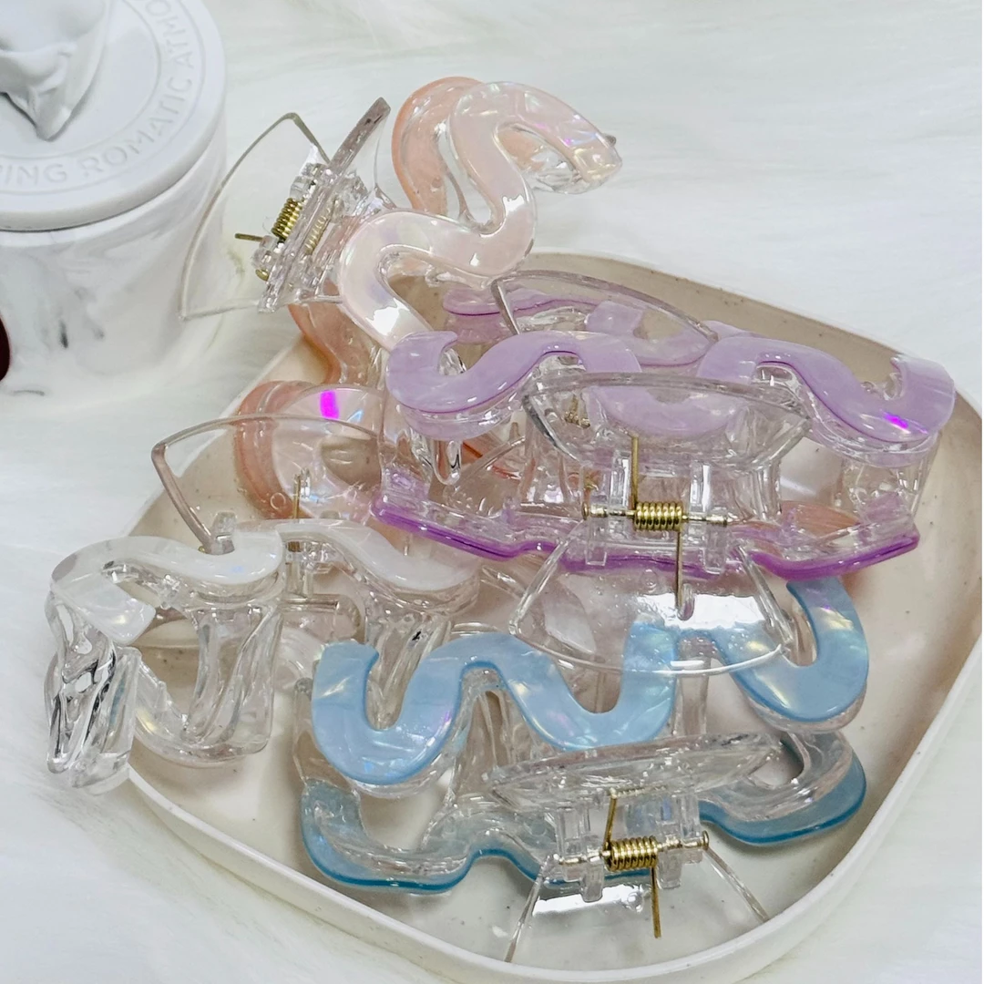 ins少女风百搭抓夹森系极简风女发夹发饰发卡气质头饰简约