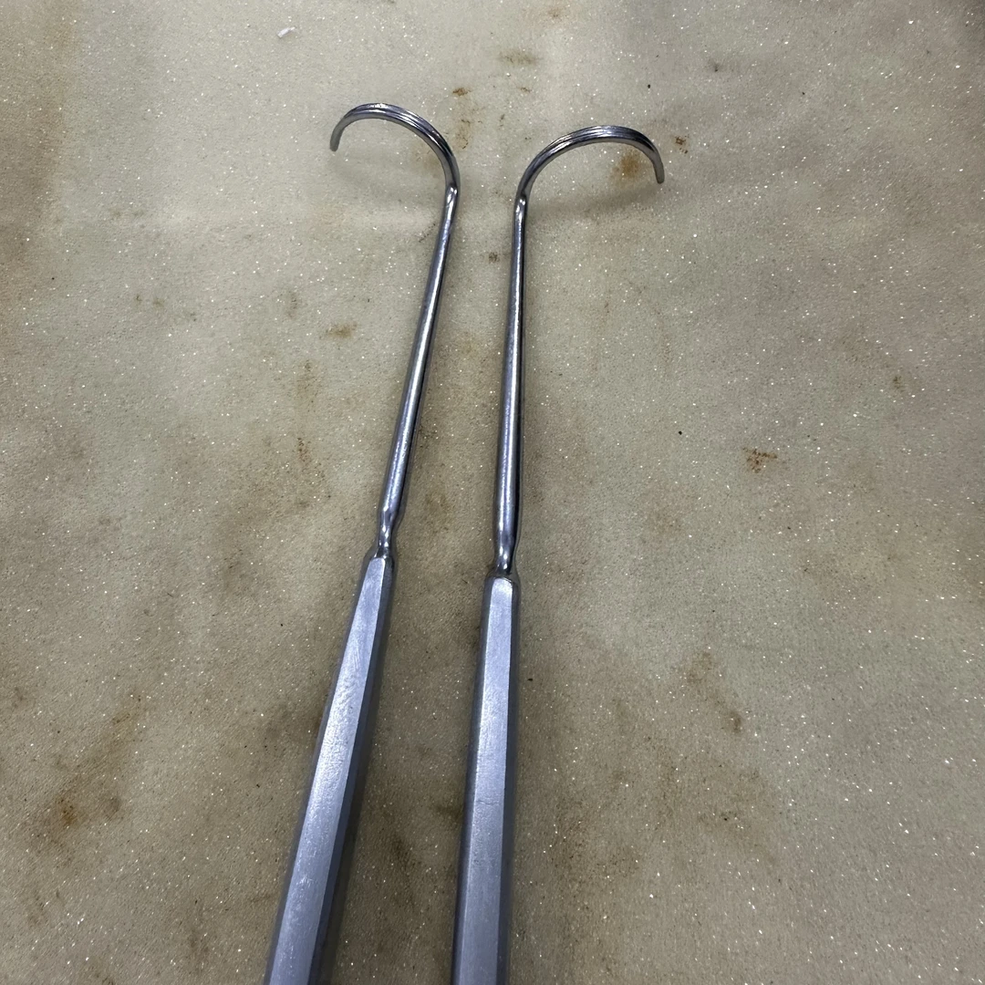 【65C-38】粗柄双勾（一左一右）