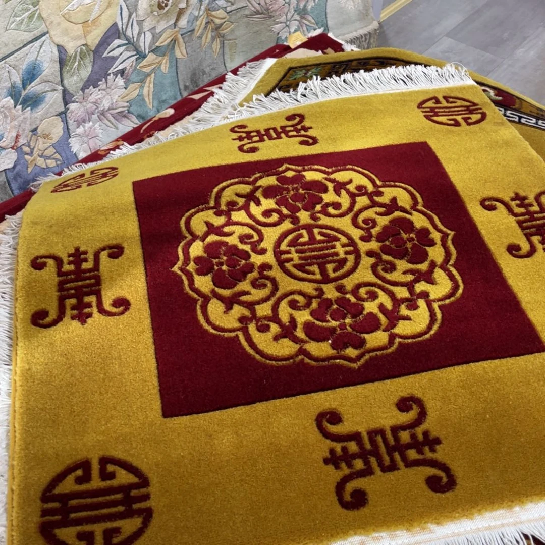 羊毛76×76纯羊毛特价坐垫