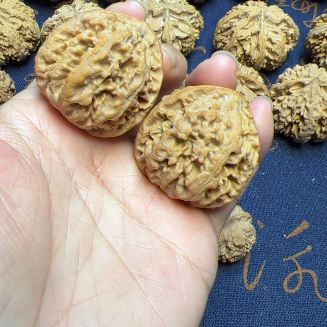 文玩核桃把件秦岭野生植物核桃