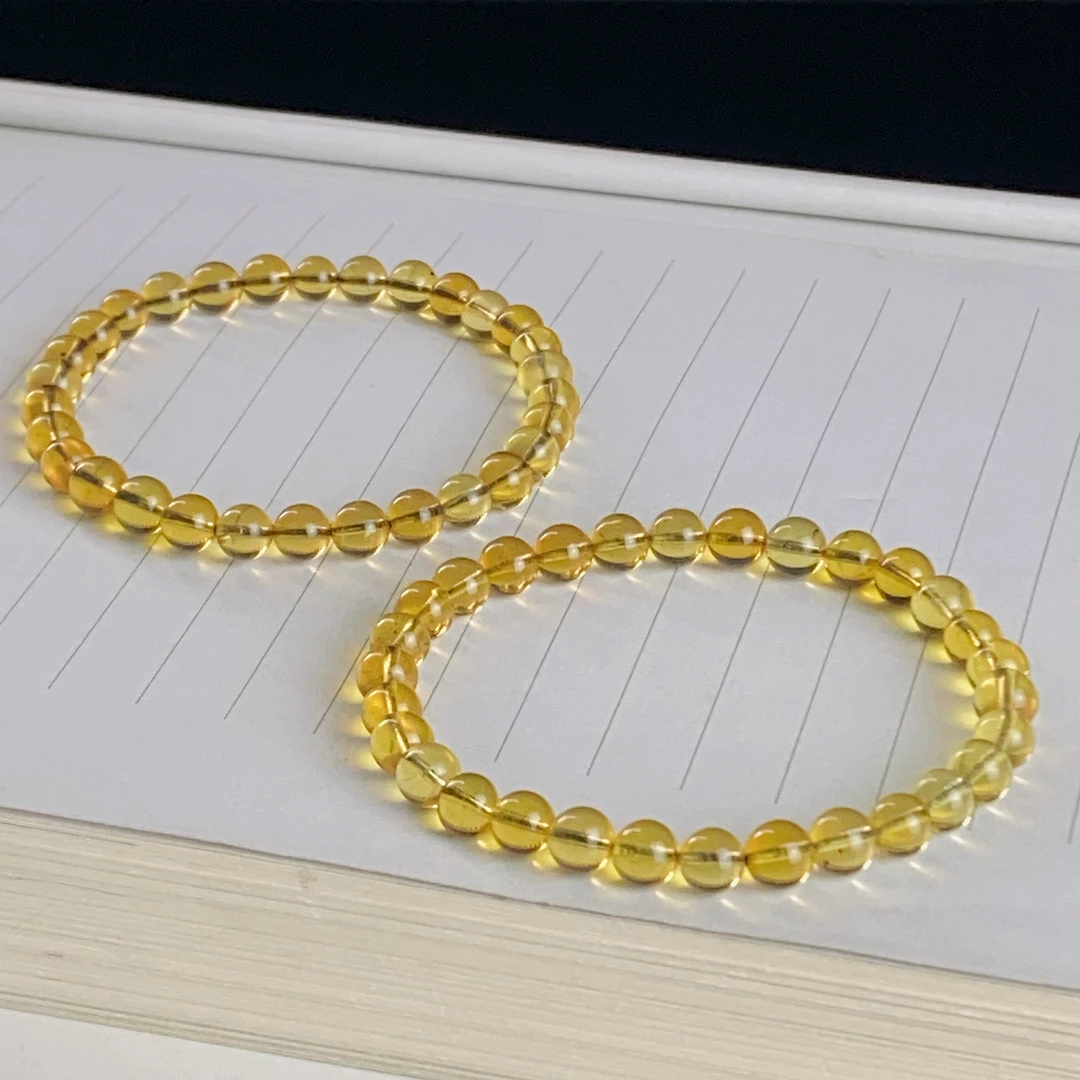 2016/琥珀精美时尚百搭小手串6+/多样性发/一件