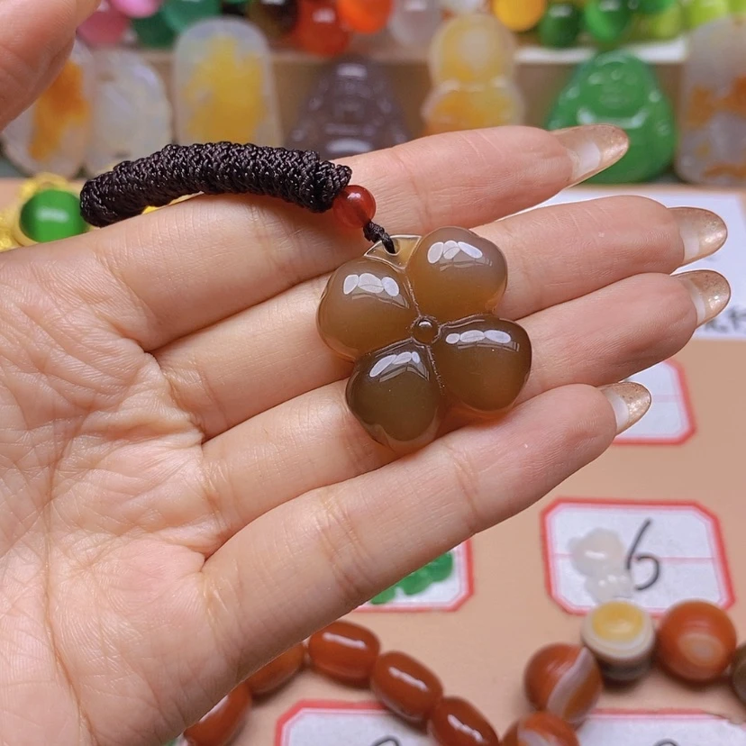 【闪购商品】玛瑙/玉髓颈饰未镶嵌青**?
