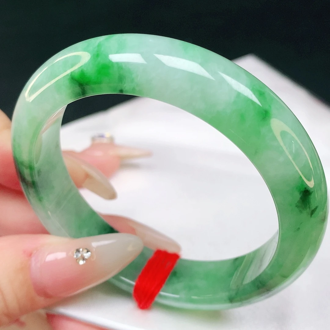 翡翠未镶嵌手镯天然翡翠9011