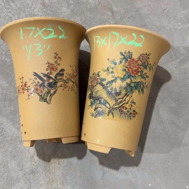 紫砂花盆22/17/13