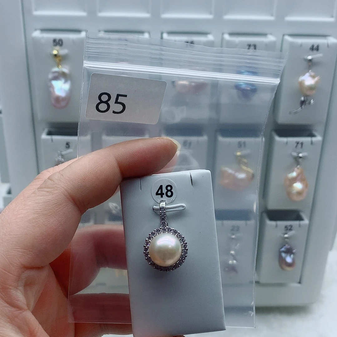 淡水珍珠吊坠(不含链)合金