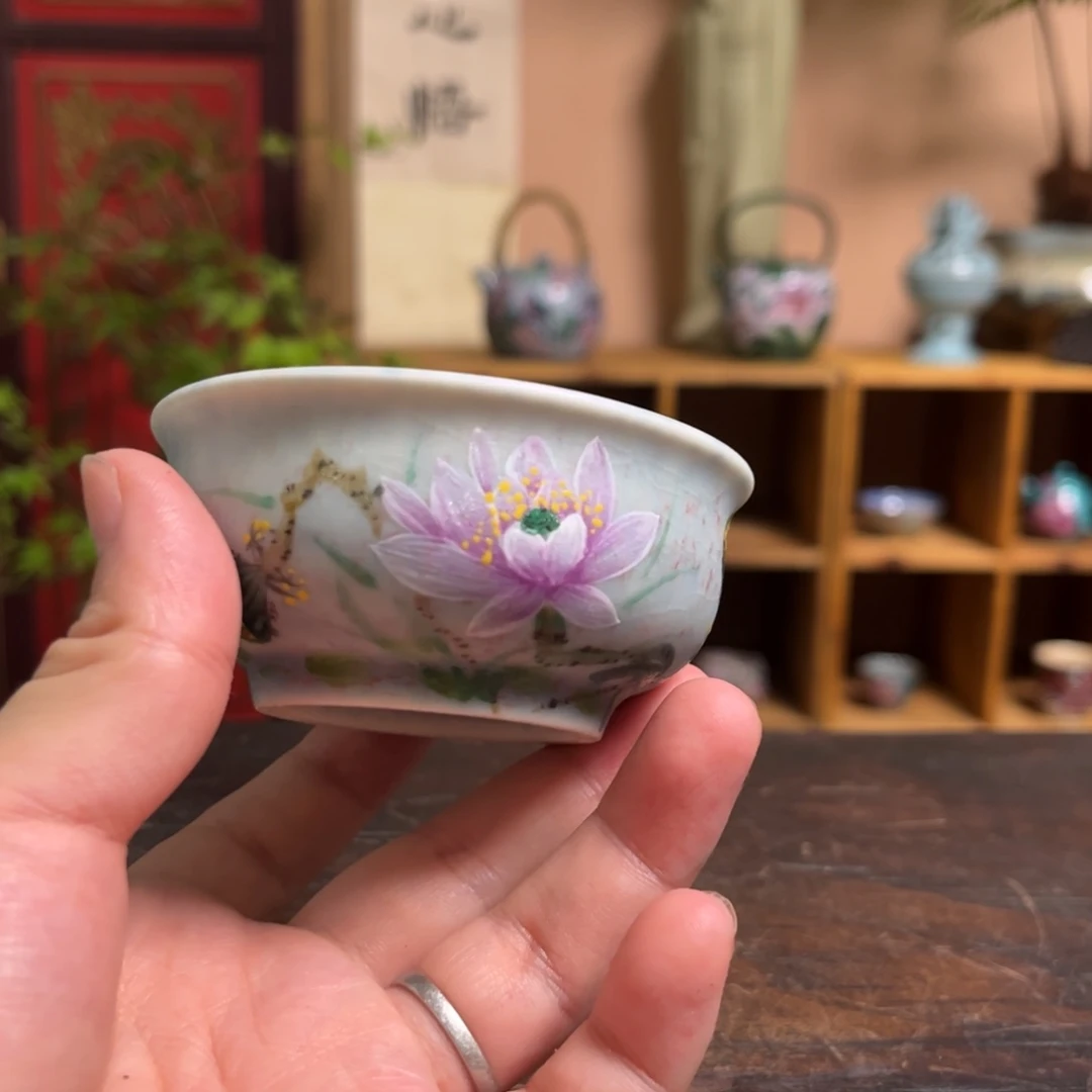 柴烧手工手绘陶瓷