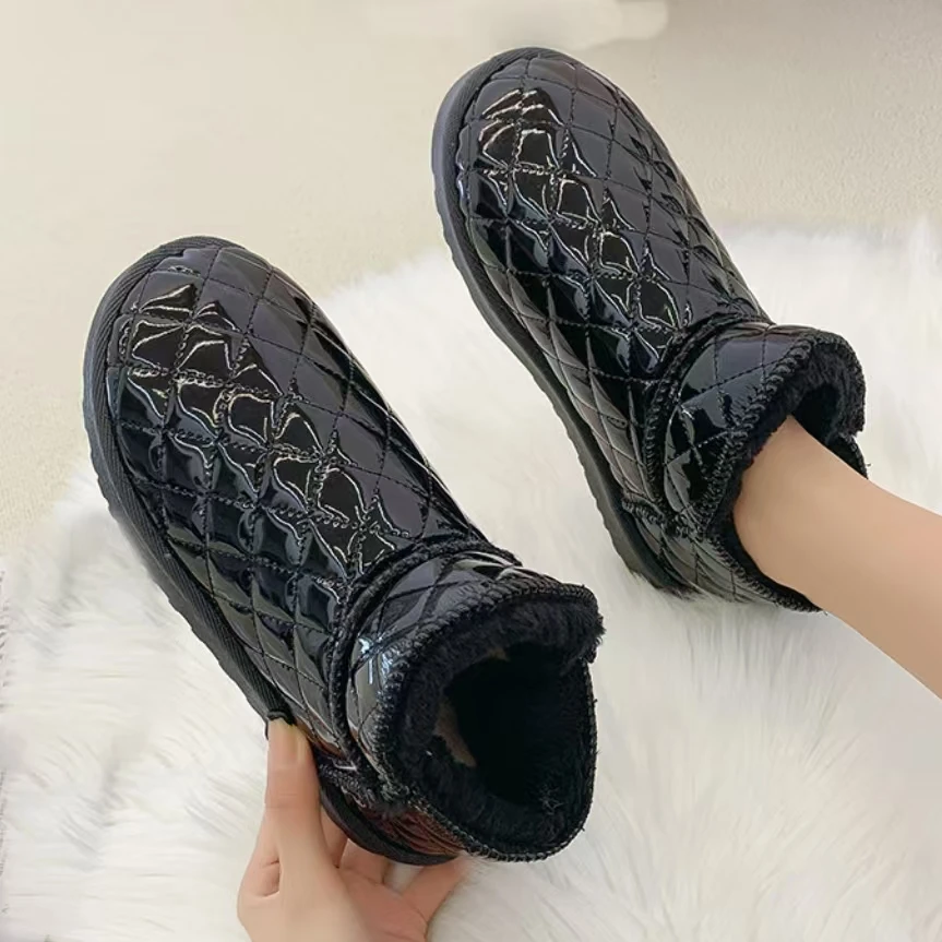 东北加绒加厚保暖防滑雪地靴雪地棉棉鞋