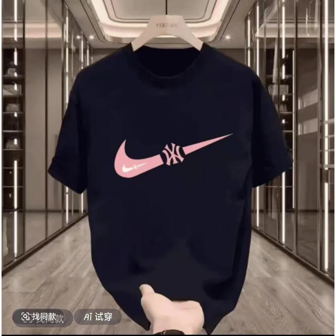 【一折粉丝福利】潮牌男女同款圆领百搭T恤