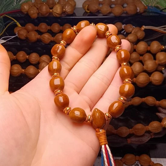 手串/手链橄榄核橄榄核三花铁核蜜桃臀手串1.2+