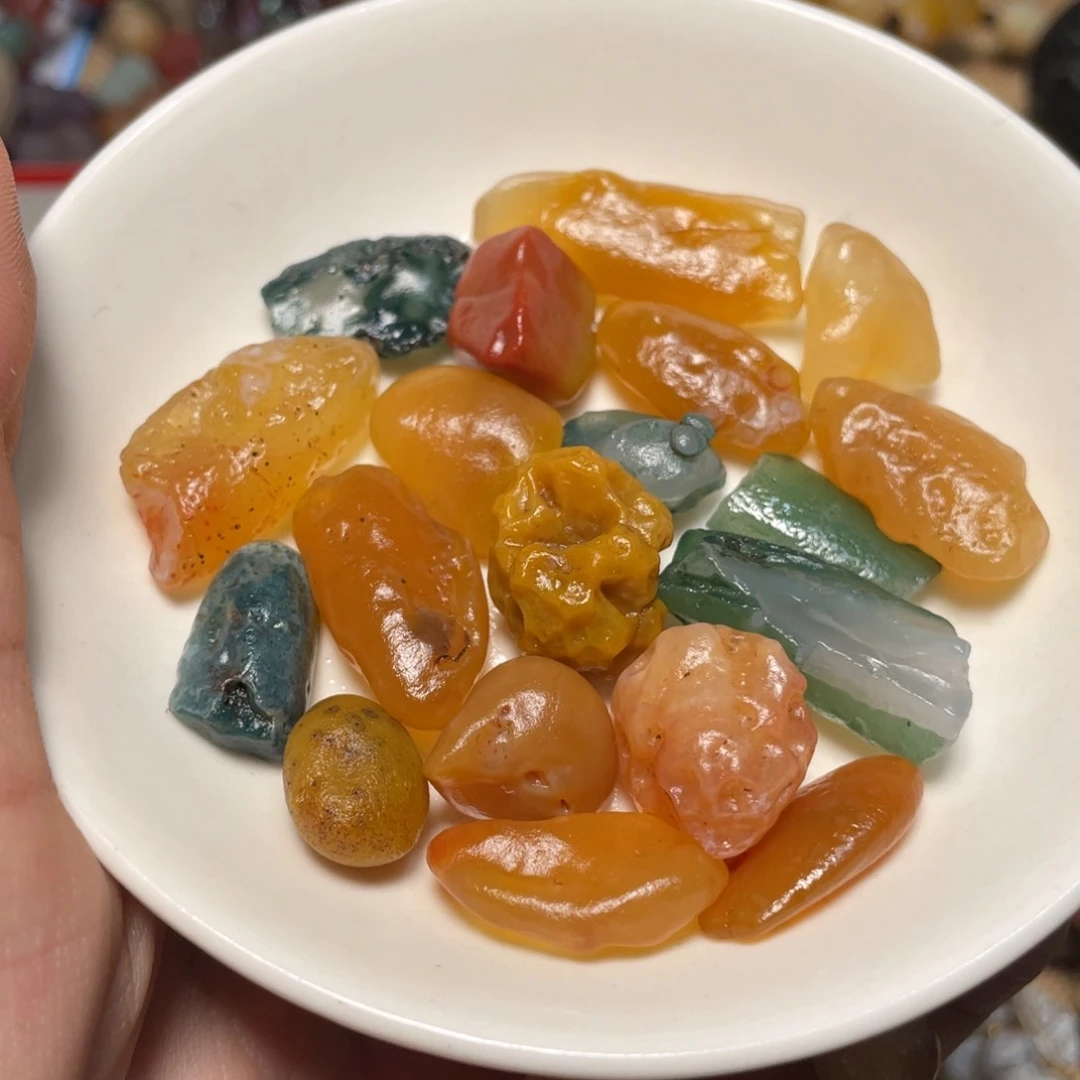 玛瑙/玉髓手链未镶嵌冰*