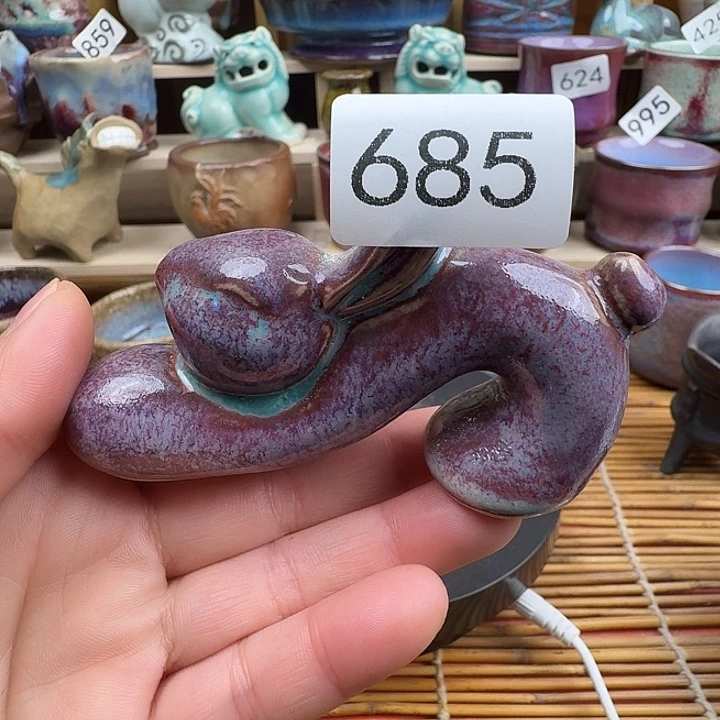 #钧瓷#原产地#矿石釉#器物之美#藏品#小摆件