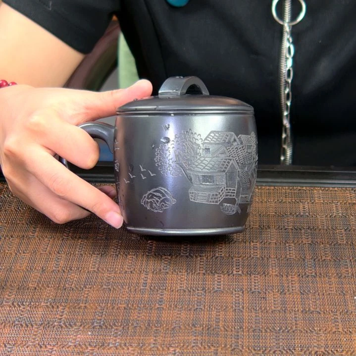 茶杯紫砂高货放漏