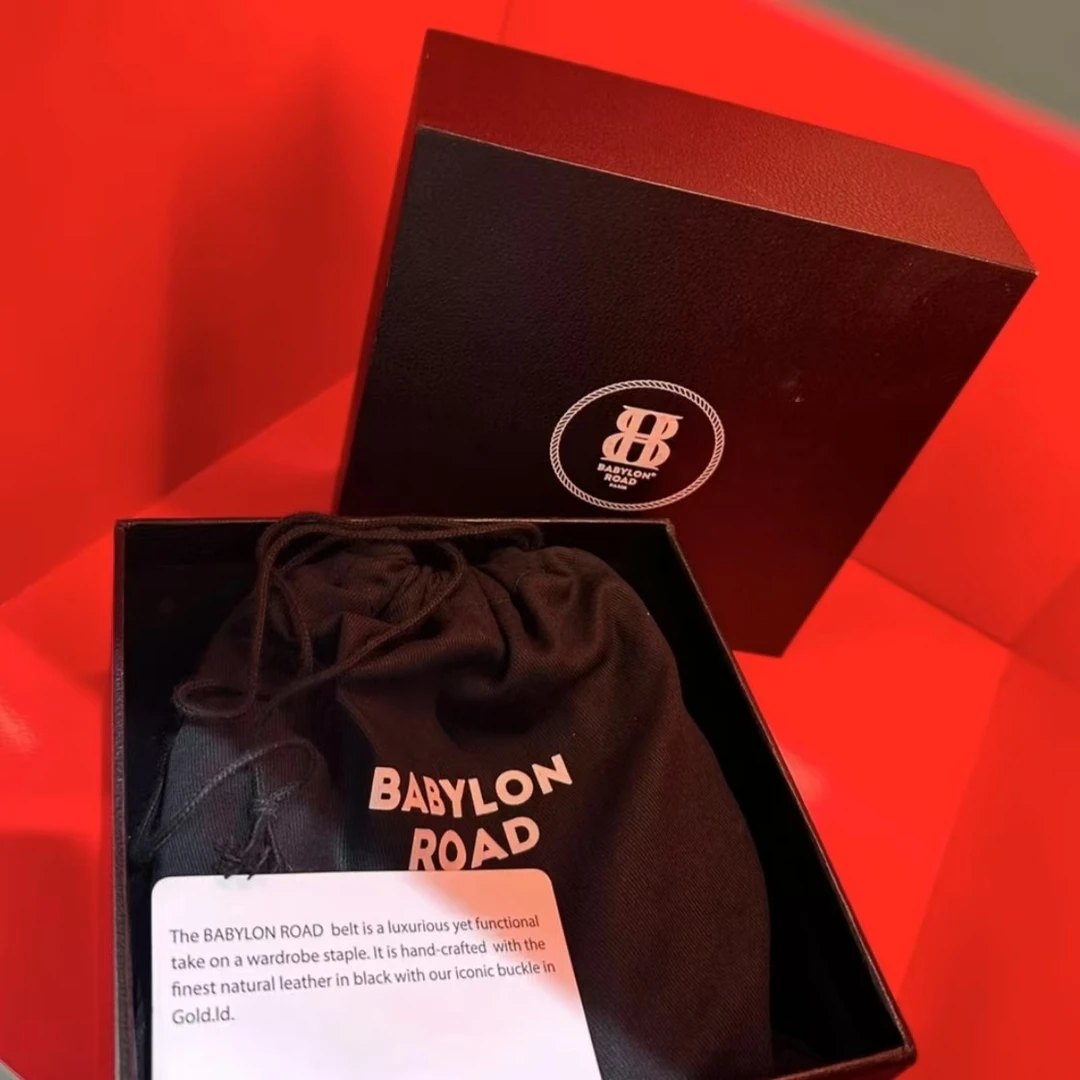 专柜在售720美金 高奢限定双层牛皮经典黑色高奢皮带