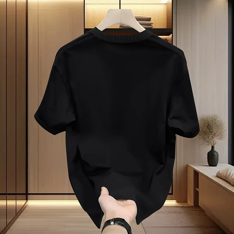 【莎莎专属-人头马刺绣T恤】夏季新品轻奢时尚短袖男女同款T2090