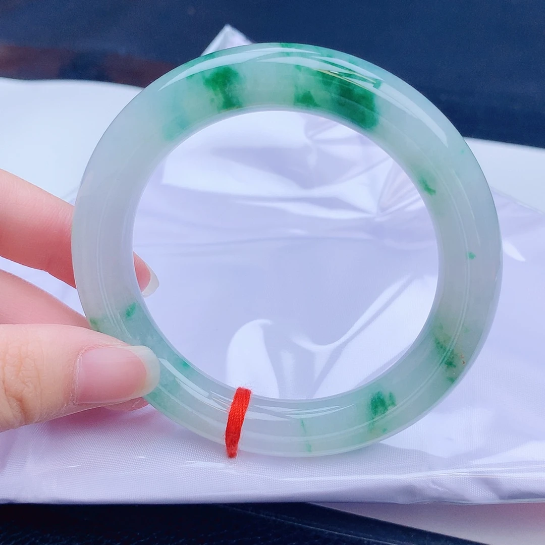 翡翠未镶嵌手镯缅甸天然翡翠a货手镯