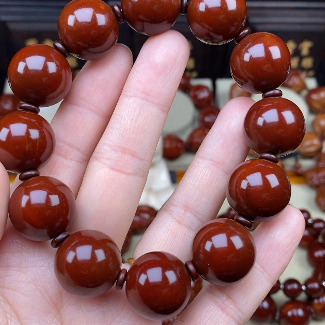 吊坠橄榄核正圆光珠