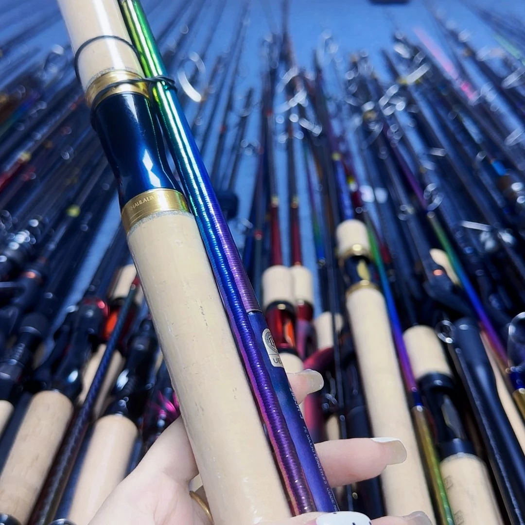 韩***明3.8m碳素路亚竿直柄杆链接