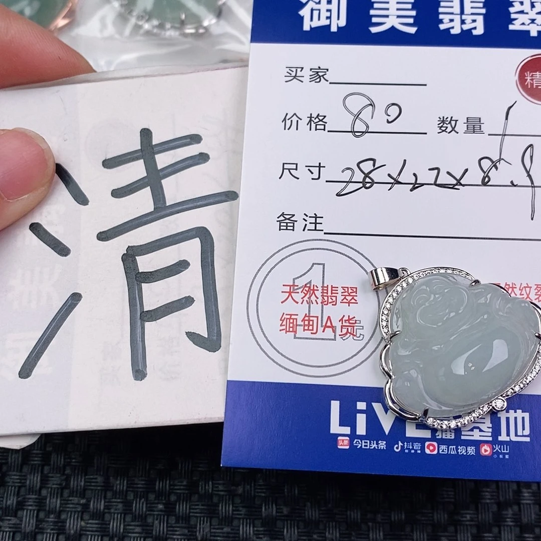 翡翠银S925镶嵌颈饰?****?