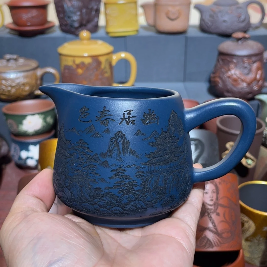 原矿紫砂手工主人杯