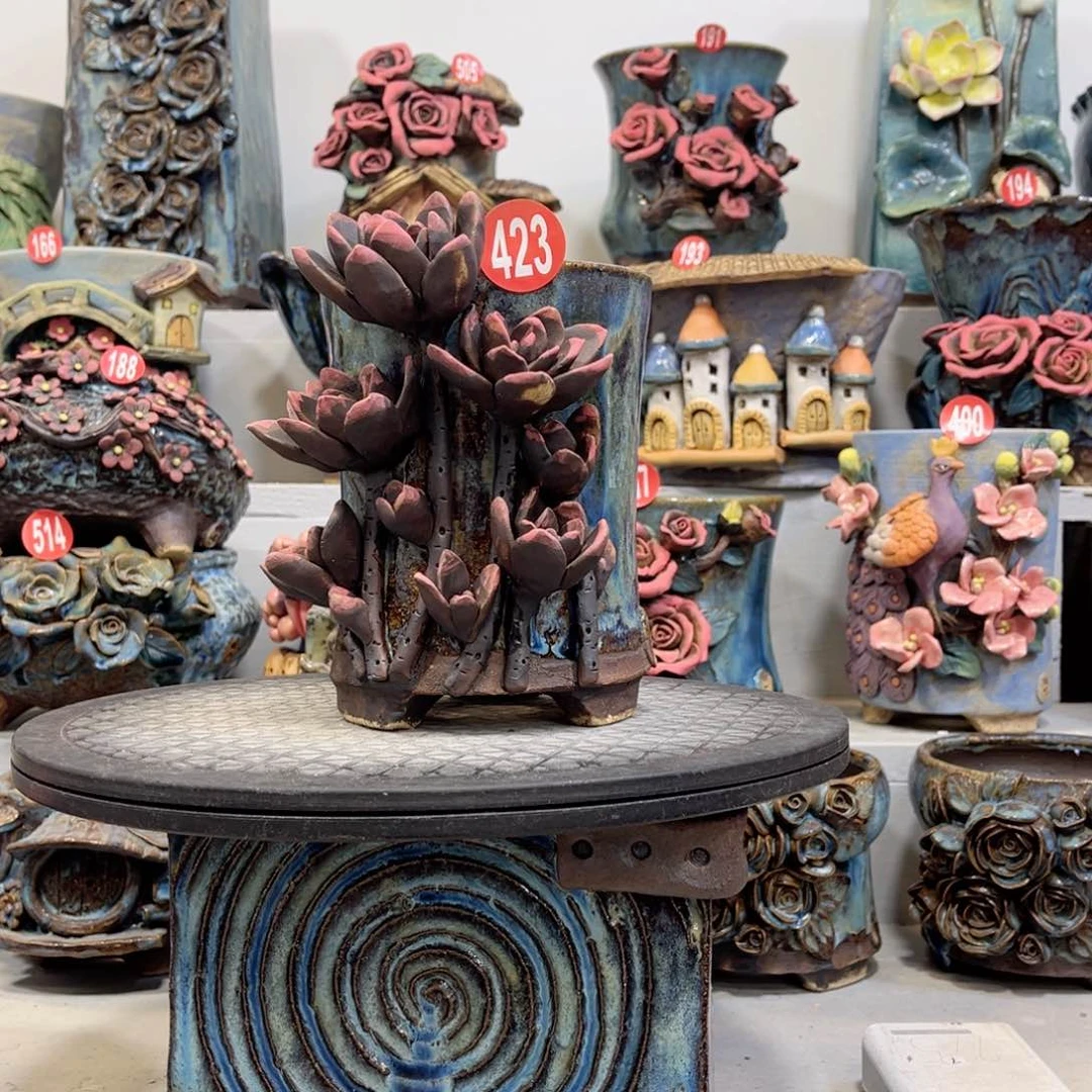 陶瓷福利423 号陶然花盆