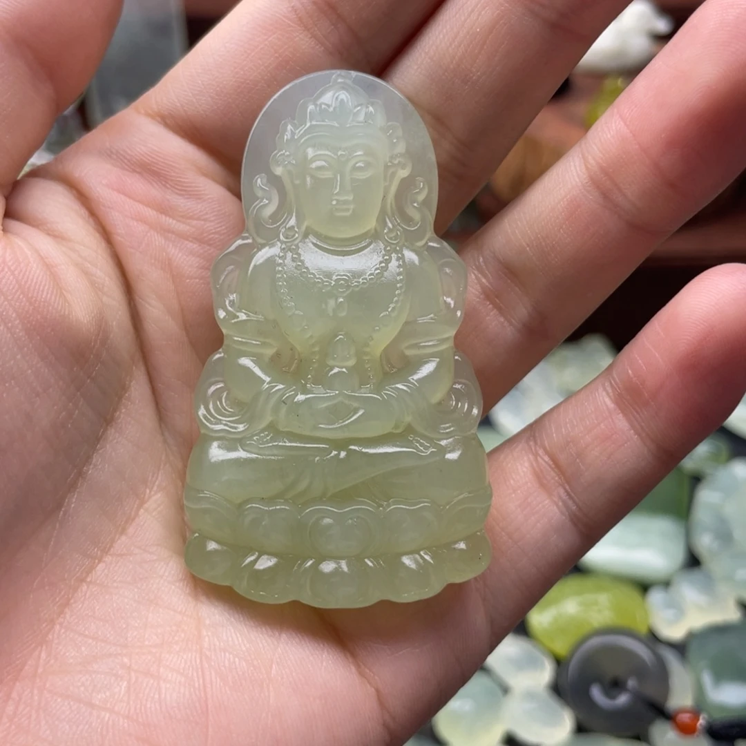 未镶嵌蛇纹石玉颈饰