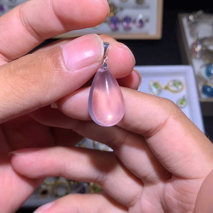 欧泊银S925镶嵌戒指飞***霏吊坠