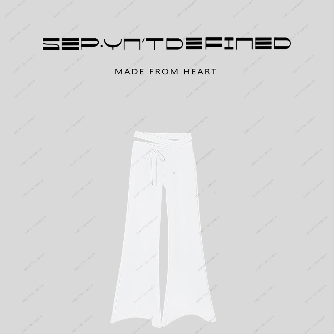 2025 A/W  SEP.交叉腰头卫裤 4055