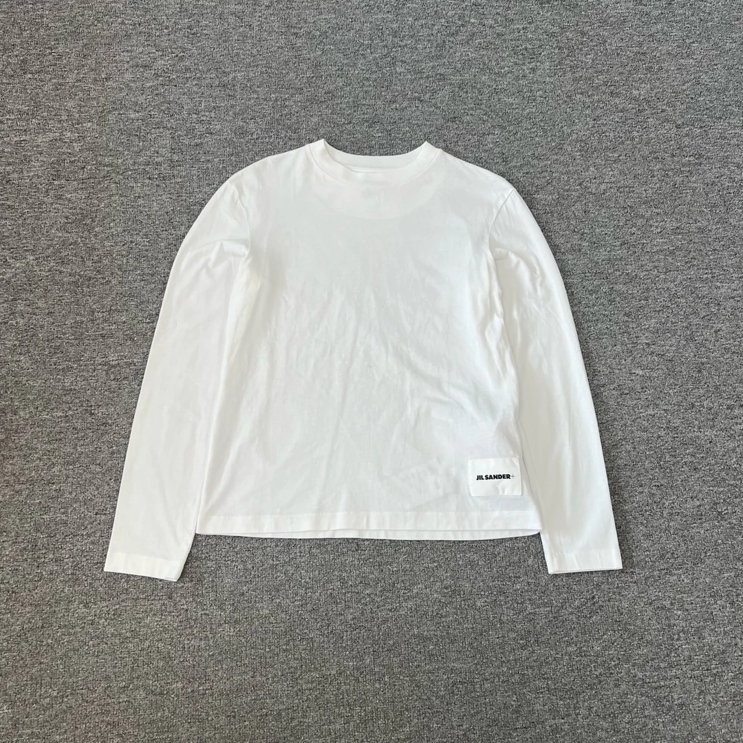 99新 AMIPARIS Jil Sander 贴布Logo 长袖T恤 99新 Xs码