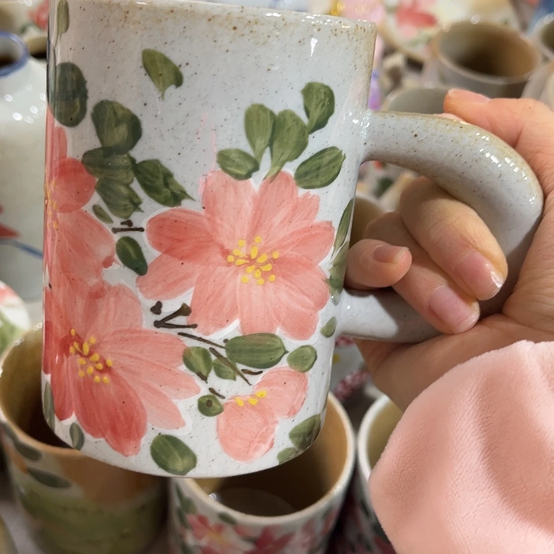 陶泥景德镇手工手绘高温釉下彩