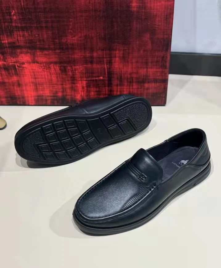 12-JF3085男士牛皮舒适百搭时尚男鞋