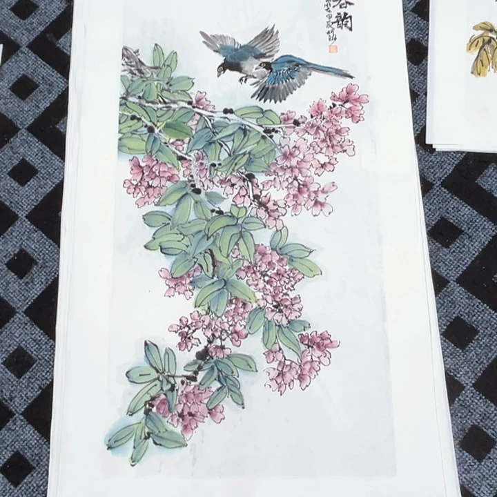 国画纯手绘国画作品