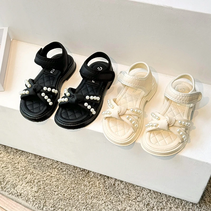 女孩夏季6-12岁童鞋女宝镂空女凉鞋罗马风不限防滑软底百搭