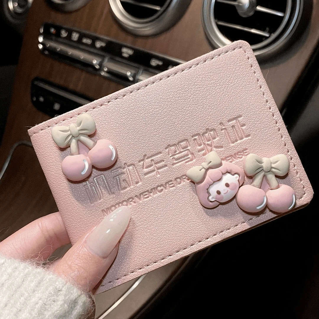 驾驶证套保护套皮套行驶证驾照本女款网红女生机动车一体卡包insj