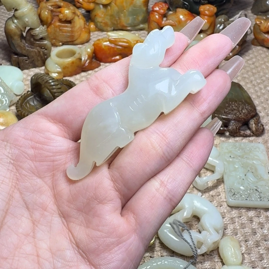 白玉菩提吊坠挂件