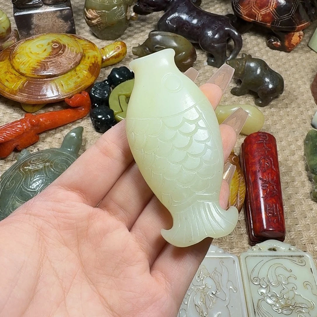 白玉菩提吊坠挂件